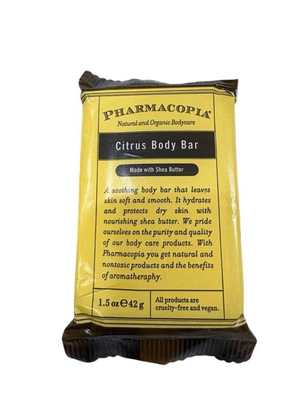 Pharmacopia Travel Size Citrus Body Bar Soap 1.5 oz Citrus Facial Bar .22oz.